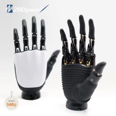 品質 ZBDynamiX 540g 軽量 ロボット 巧妙な手 0.7s 迅速なアクション 5 指 6 DoF 30kg 弾力 工場